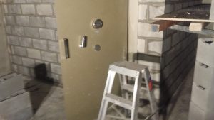 Vault Door installation with key 